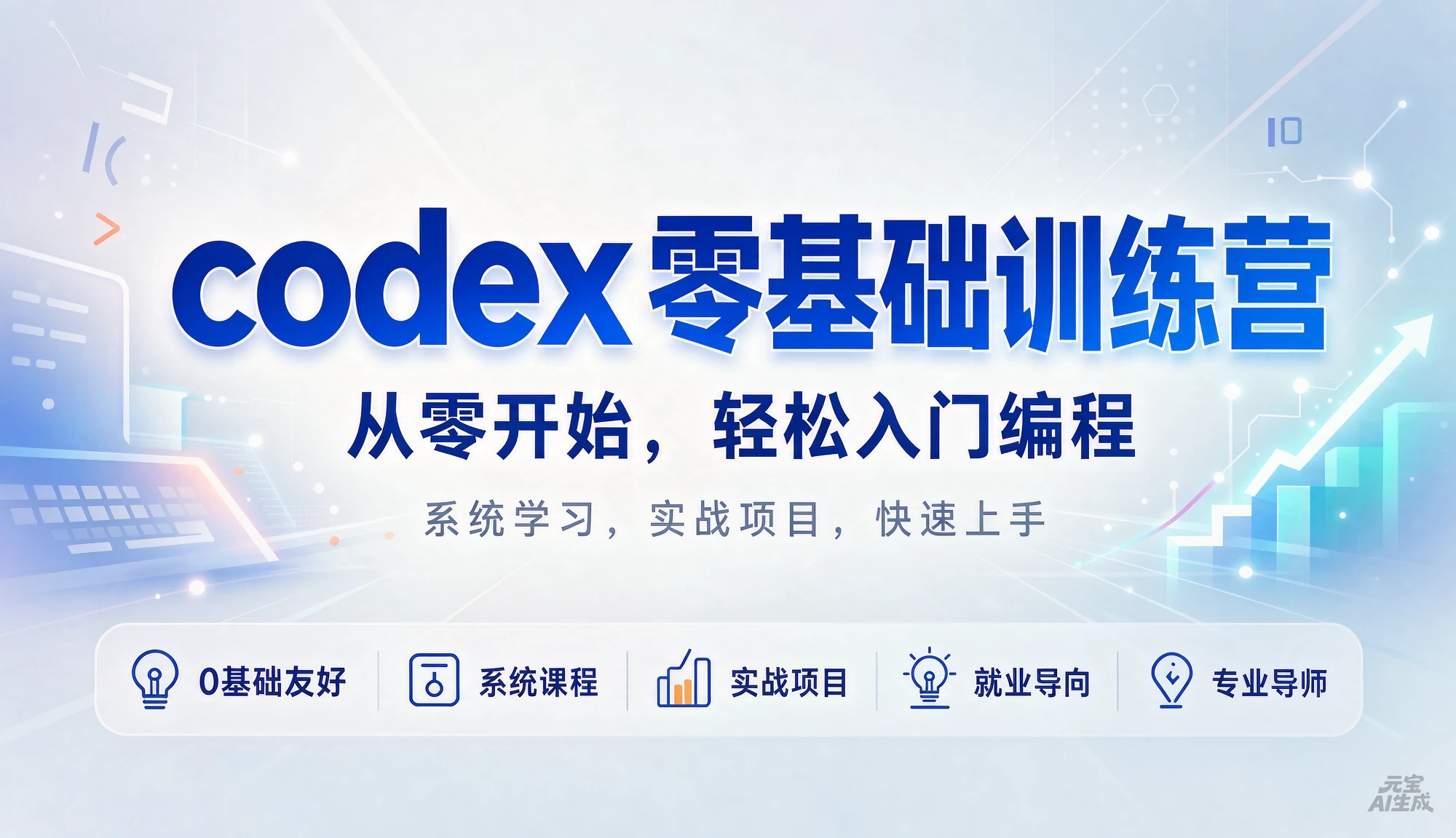 codex零基础训练营，从零开始，轻松入门编程，系统学习，实战项目，快速上手-啥好玩副业网
