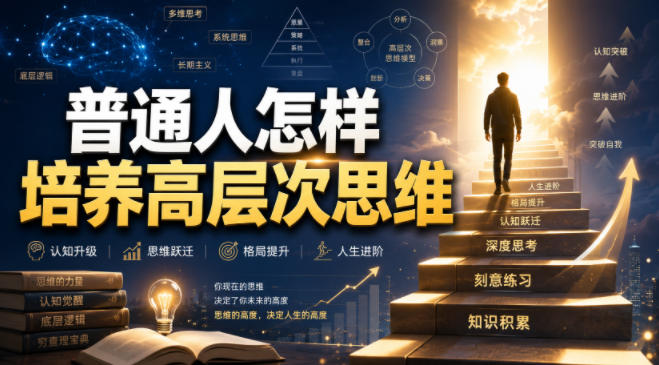付费文章：普通人怎样培养高层次思维-啥好玩