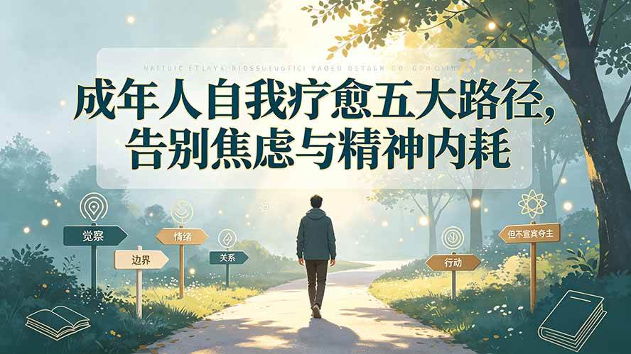 （19516期）付费文章：成年人自我疗愈五大路径，告别焦虑与精神内耗-啥好玩