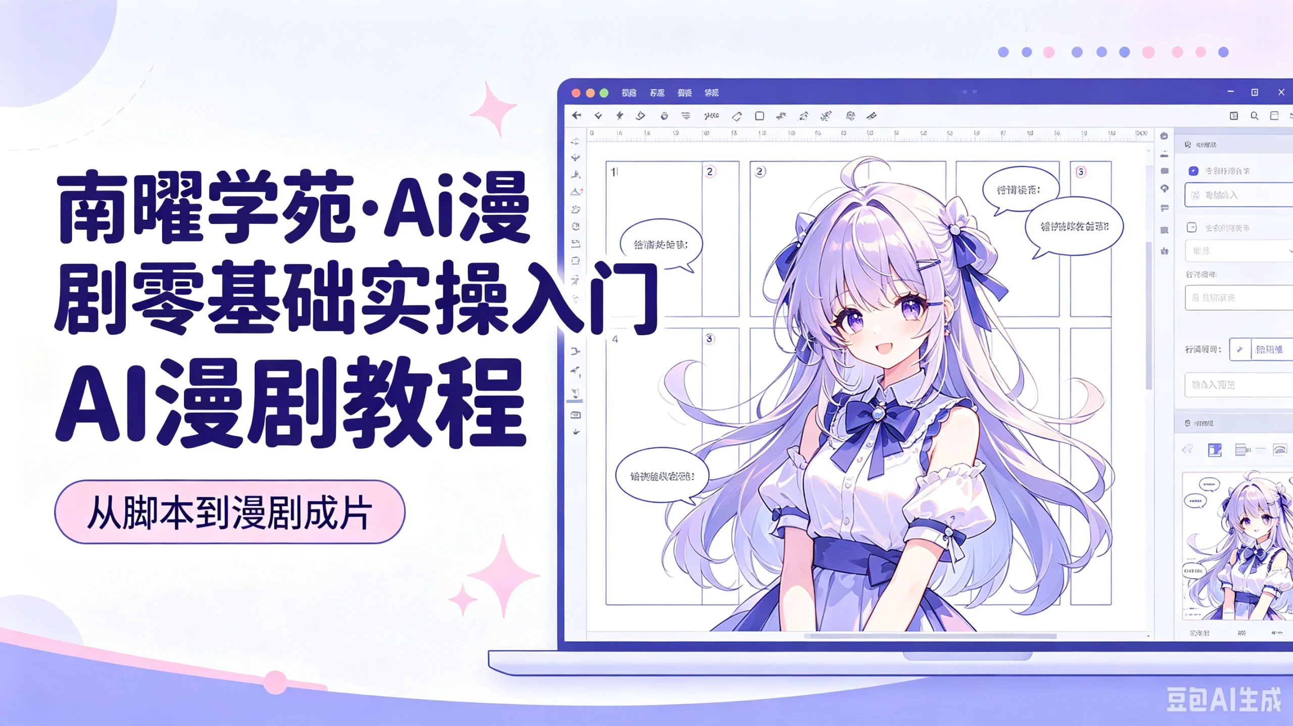 【精】南曜学苑·Ai漫剧零基础实操入门-ai漫剧教程，从脚本到漫剧成片-啥好玩