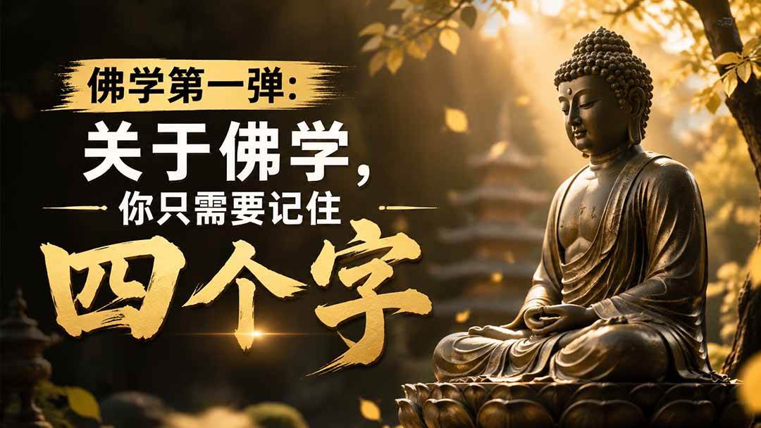 （19728期）付费文章：佛学第一弹:关于佛学，你只需要记住四个字 - 啥好玩副业网-啥好玩副业网