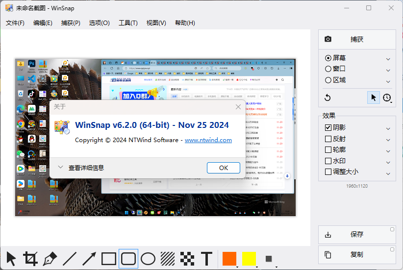 截图神器 WinSnap v6.3.2.0绿色版-啥好玩副业网
