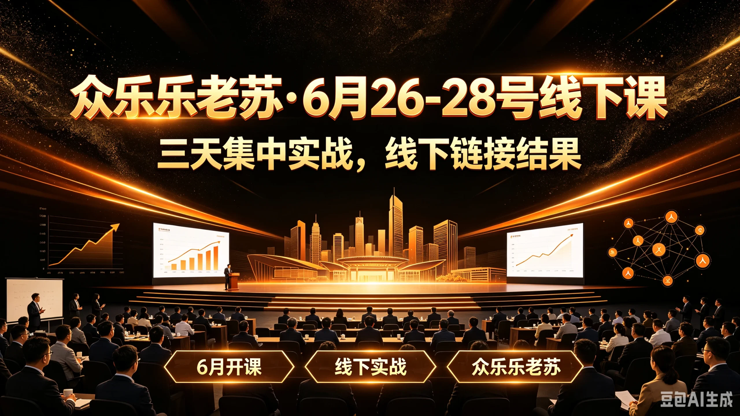 【精】众乐乐老苏·6月26-28号线下课三天集中实战，线下链接结果，6月开课、线下实战、众乐乐老苏-啥好玩