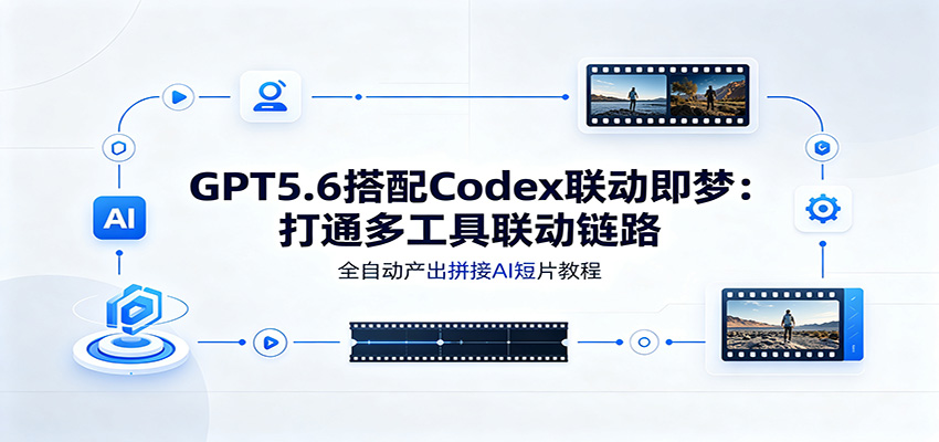 GPT5.6搭配Codex联动即梦：打通多工具联动链路，全自动产出拼接AI短片教程 - 啥好玩-啥好玩