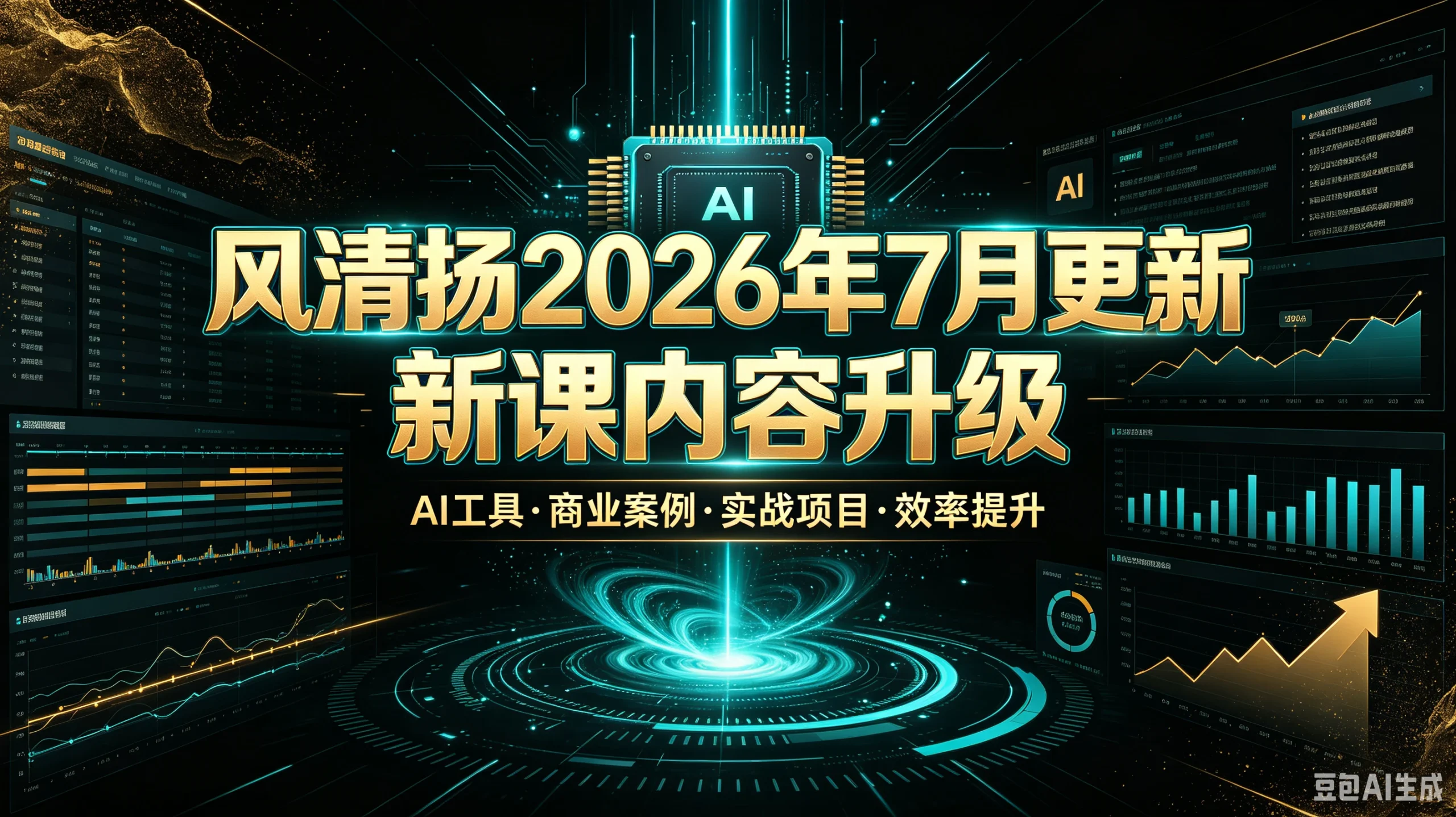 【精】风清扬2026年7月更新新课内容升级,AI工具·商业案例·实战项目·效率提升 - 啥好玩副业网-啥好玩副业网