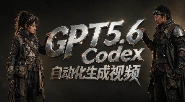 （19393期）GPT5.6+Codex自动化视频生成：提示词设计×角色设定×封面海报×工作流思路，高效产出AI视频 - 啥好玩-啥好玩
