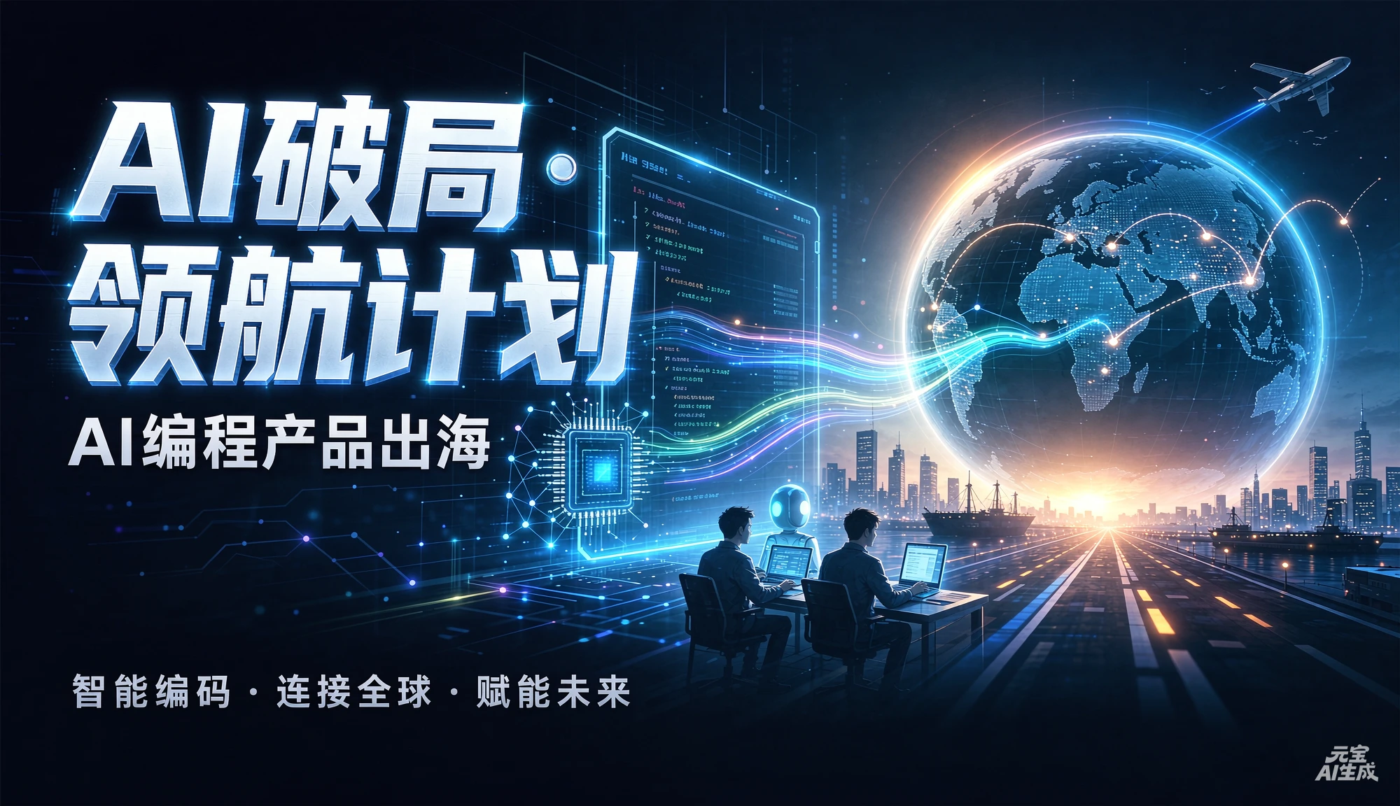 【精】AI破局·领航计划- AI编程产品出海,从技术到全球增长 - 啥好玩副业网-啥好玩副业网