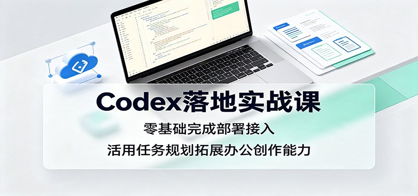 Codex落地实战课：零基础完成部署接入，活用任务规划拓展办公创作能力-啥好玩