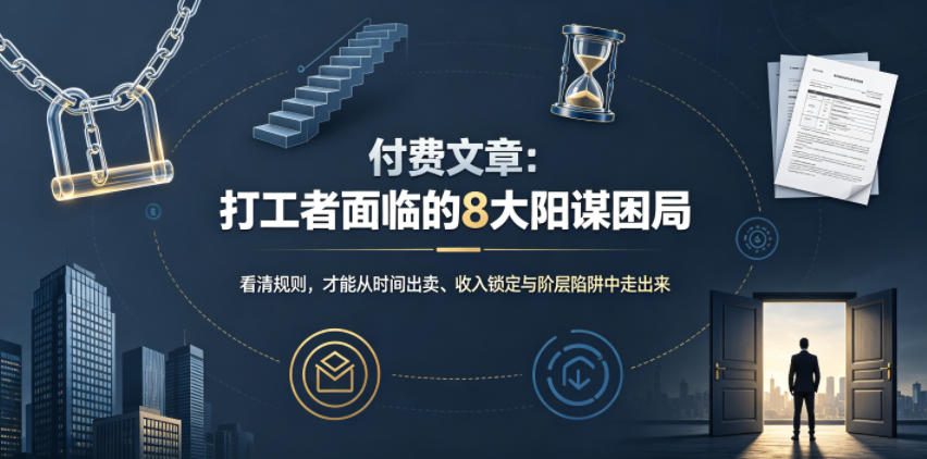 付费文章：打工者面临的8大阳谋困局 - 啥好玩-啥好玩