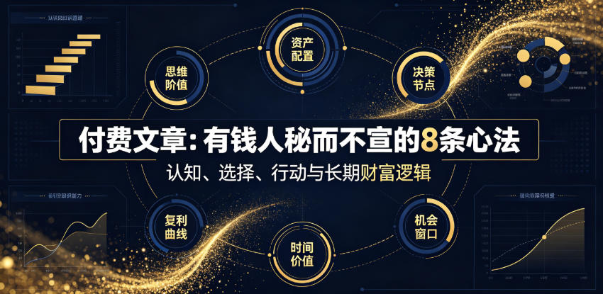 付费文章：有钱人秘而不宣的8条心法 - 啥好玩-啥好玩