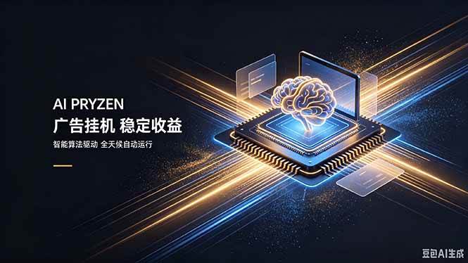 （19815期）AI Pryzen 广告挂机｜24小时自动跑，日入300-500，新手零门槛 - 啥好玩副业网-啥好玩副业网