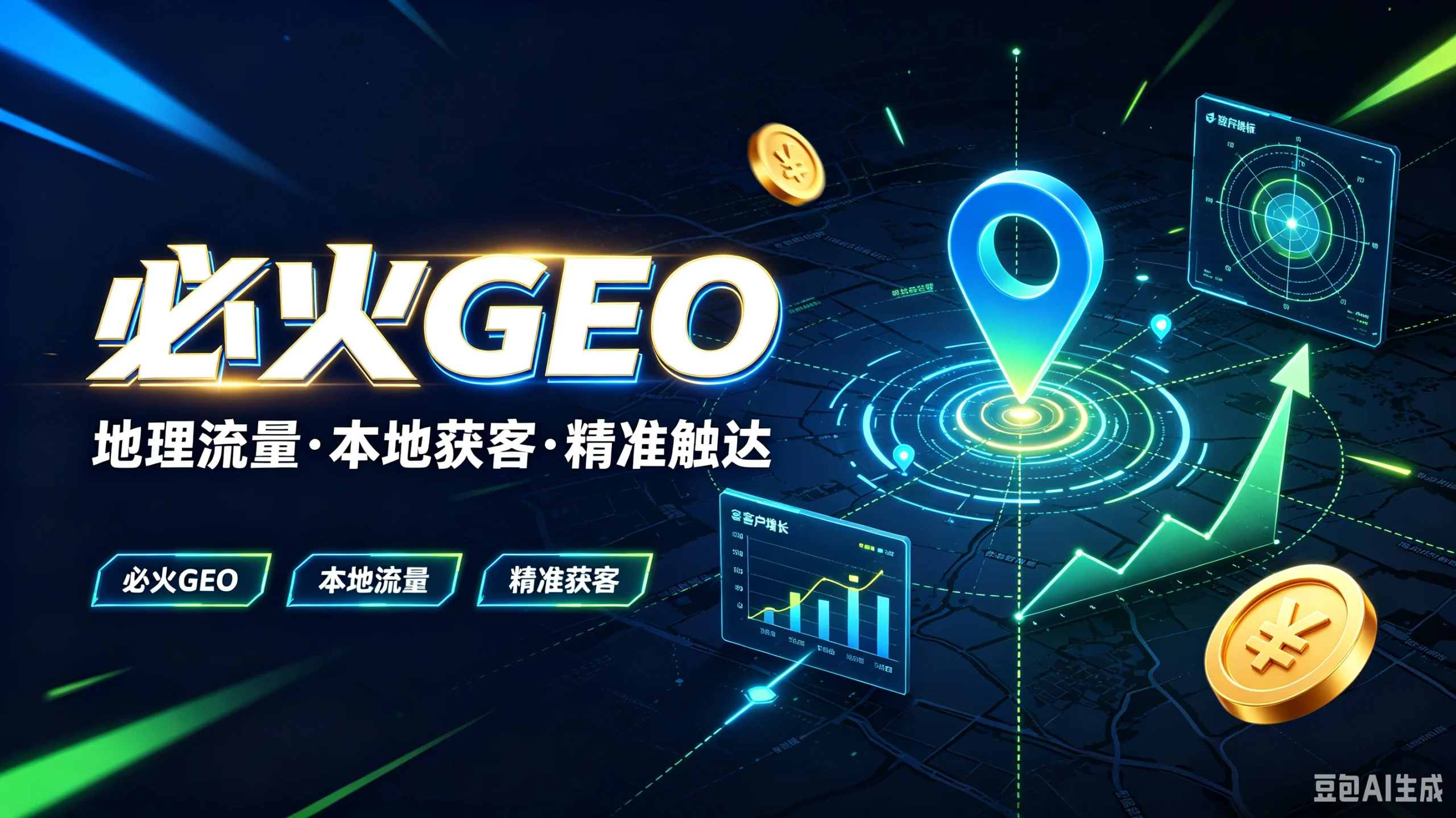 【精】必火GEO，地理流量·本地获客·精准触达，必火GEO、本地流量、精准获客 - 啥好玩-啥好玩