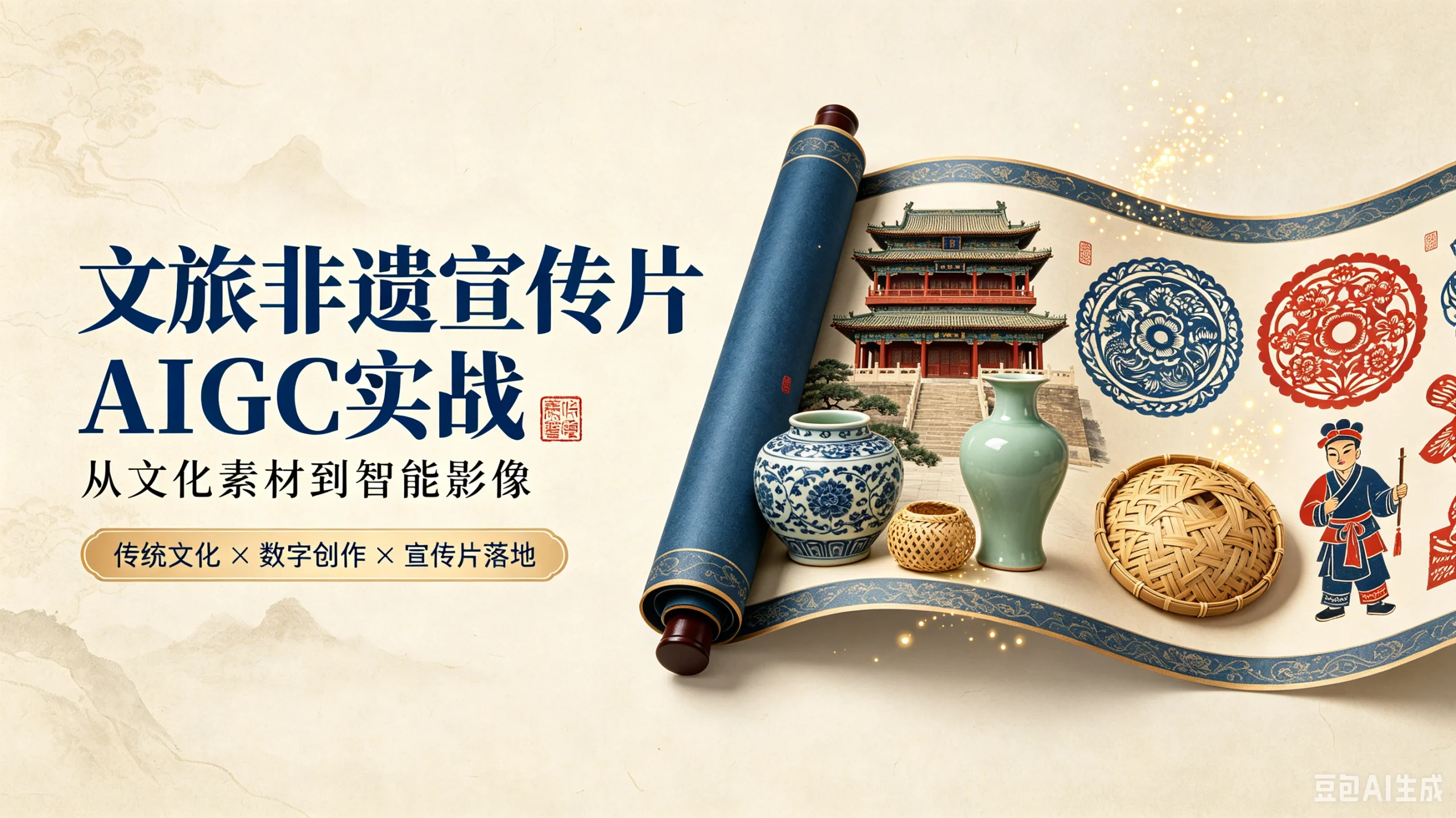 【精】文旅非遗宣传片AIGC实战：一人导演组从文化素材到智能影像，GPT Image2+Seedance2.0全流程-啥好玩