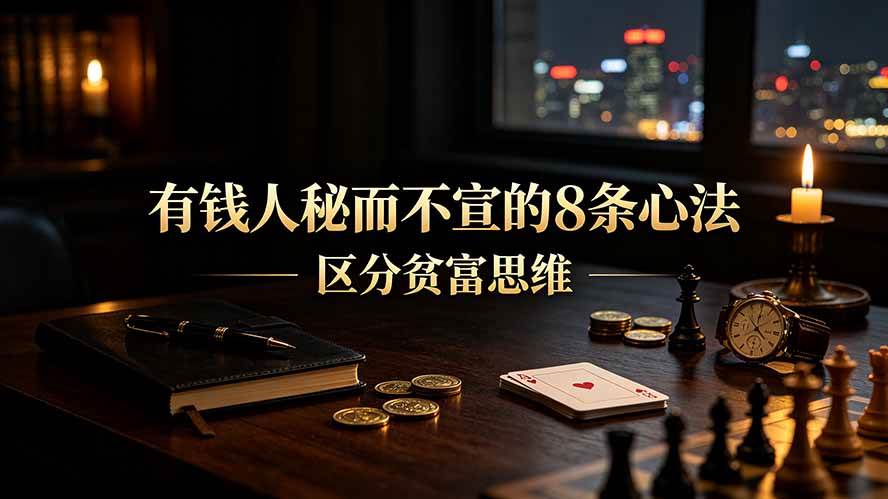 （19413期）付费文章：有钱人秘而不宣的8条心法｜区分贫富思维 - 啥好玩-啥好玩