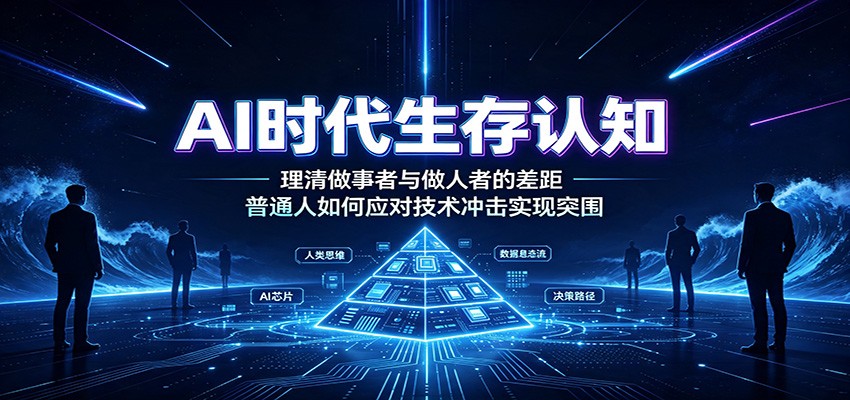 AI时代生存认知：理清做事者与做人者的差距，普通人如何应对技术冲击实现突围 - 啥好玩-啥好玩
