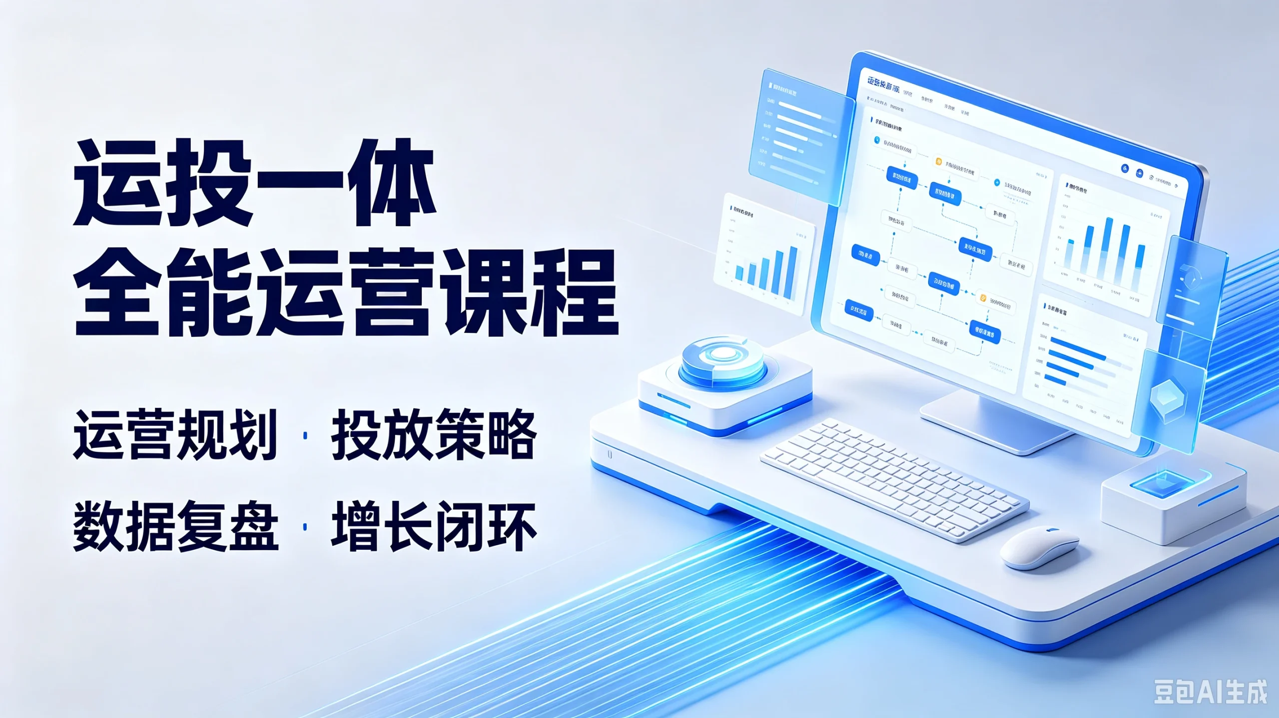 【精】运投一体全能运营课程,运营规划·投放策略、数据复盘·增长闭环 - 啥好玩-啥好玩