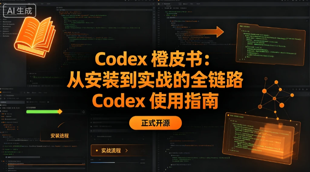 【精】Codex 橙皮书：从安装到实战的全链路 Codex 使用指南正式开源-啥好玩