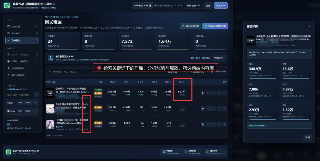 抖音爆款数据监控工具_海外网盘拉新渠道-啥好玩副业网
