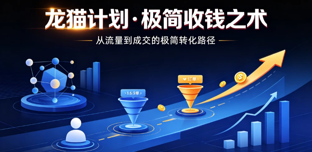 【精】龙猫计划·极简收钱之术，从流量到成交的极简转化路径（价值3980元） - 啥好玩-啥好玩