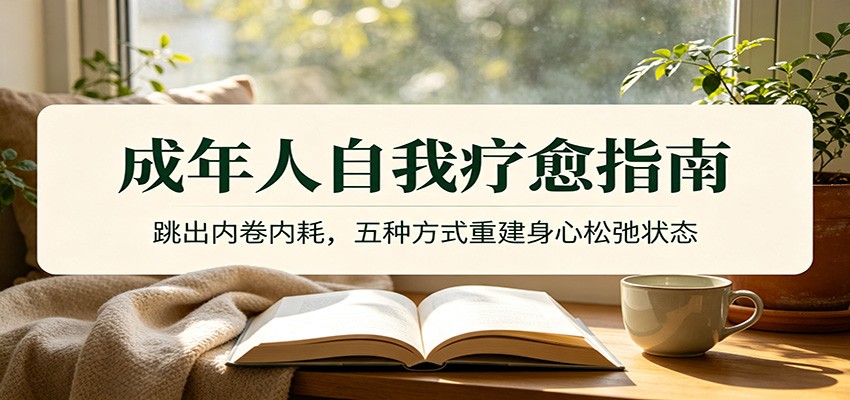 成年人自我疗愈指南:跳出内卷内耗,五种方式重建身心松弛状态 成年人自我疗愈指南:跳出内卷内耗,五种方式重建身心松弛状态